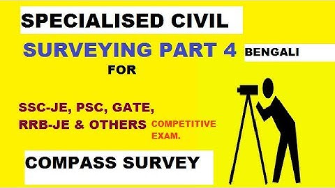 "Compass survey ।। Principal of compass survey।। Designation of bearing।।"
