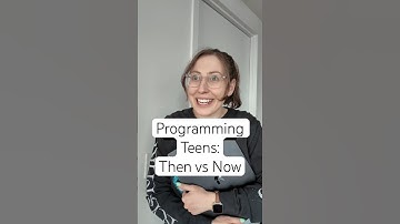 Teen programmers: then vs now