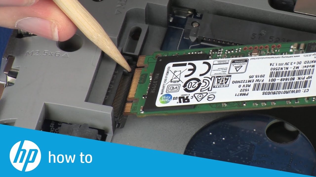 Replacing the Solid State Drive | HP ProBook 650 and 655 G2 Notebooks | HP  Support