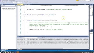 Working with ListView Control