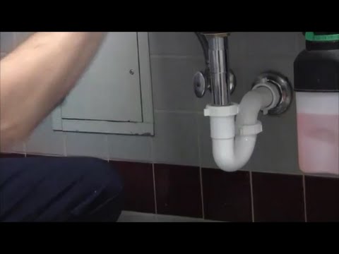 How To Install A New Sink Tailpiece And P Trap You - Bathroom Vanity P Trap Install