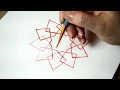 How to draw Islamic geometric patterns -  اشكال هندسية اسلامية