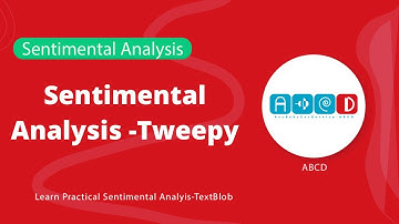 Sentimental Analysis-Tweepy