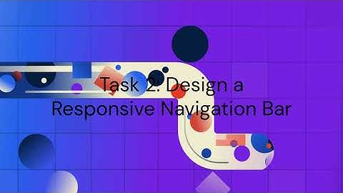 Task 2 | Design a Responsive Navigation Bar | TechnoHacks Internship