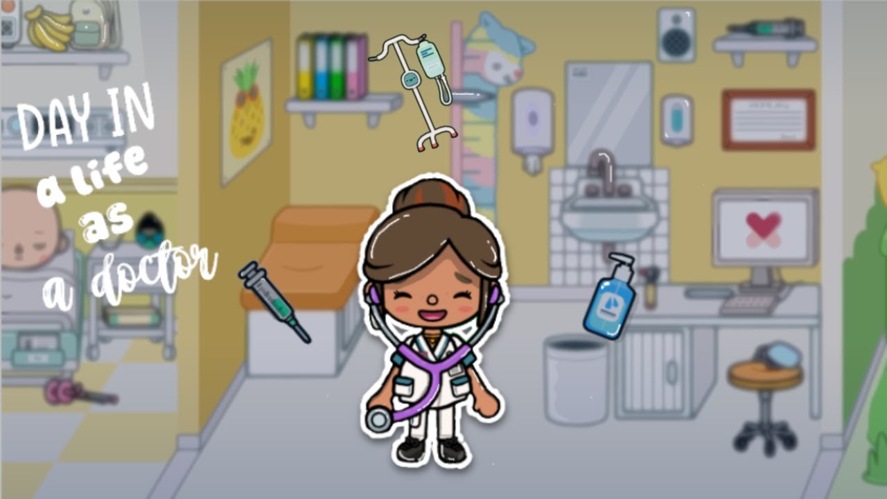 ✨AESTHETIC✨ Day in the life as a doctor 💉👩‍⚕️🥼|| *VOICED* || Toca life world 🌏🌸🥝