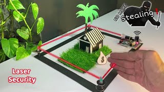 Laser Home Security System | DIY science project | laser security alarm | Inspire award project