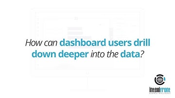 How Can IntelliFront BI Dashboard Users Drill Down Deeper Into The Data?