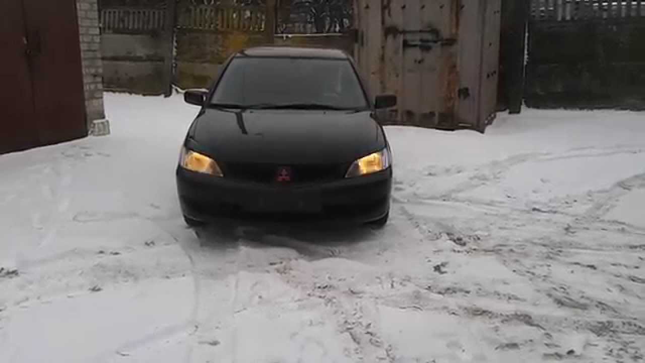 Mitsubishi Lancer 9 Стробоскоп, DRL - ДХО дальний свет в пол накала ...