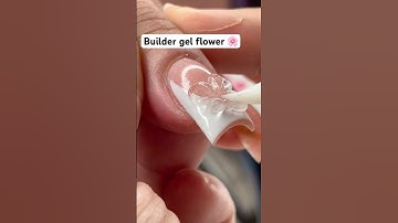 A mini builder gel tutorial 🌸 #tutorial #shorts #flowers #trendingvideo #subscribe #nailart #3d