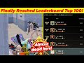 😵 Finally Reached Leaderboard Top 100 ❤️🔥 | Bgmi Solo Conqueror Rankpush | Iqooneo7 + 90fps