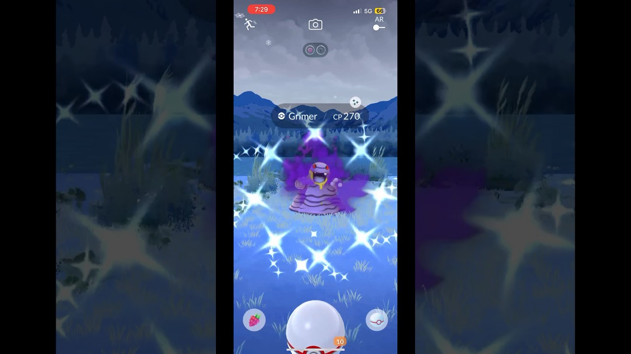 Shiny Shadow Grimer in Pokemon GO!