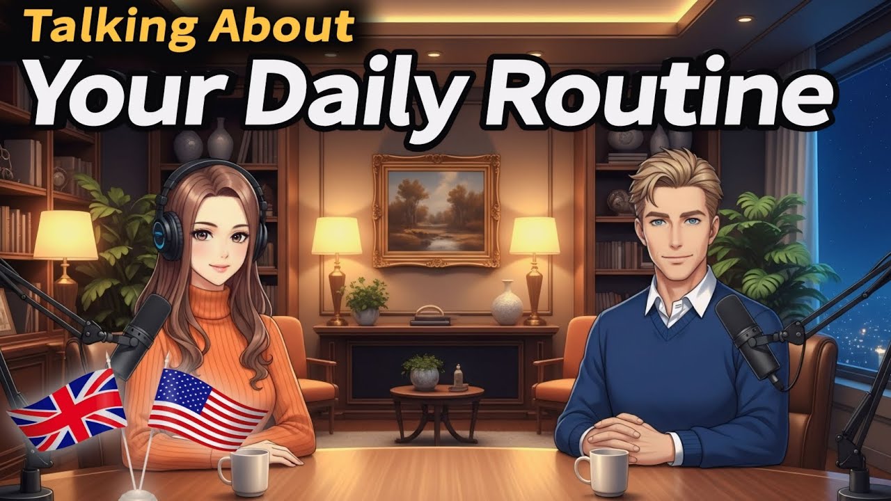 How to Talk About Your Daily Routine in English | English Conversation ...