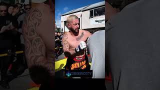 This fighter gives his opponent zero room to breathe #combatsports