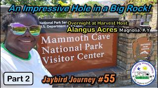 Stopping at Mammoth Cave On Her Way Back From the 2025 Adventure Bandits Glampout.