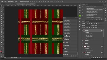 Photoshop Tutorial: Design a holiday plaid design in minutes