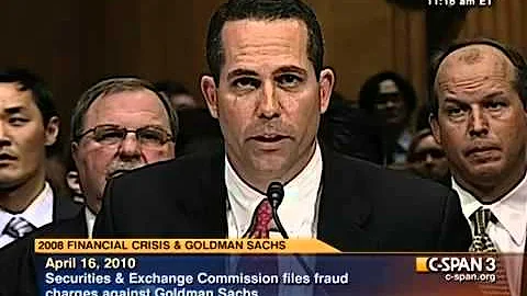 Sen. Carl Levin grills Goldman Sachs Department He...