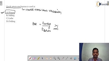 Practice Question 2: QRMM | Simple Mechanism | GATE Theory of Machines and Vibrations