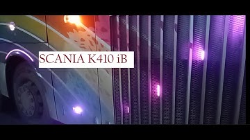 ASMR THE SOUND OF DIESEL ENGINE SCANIA K410 IB