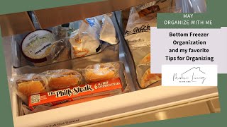 Bottom Drawer Freezer Organization and My Favorite Tips | ORGANIZE WITH ME