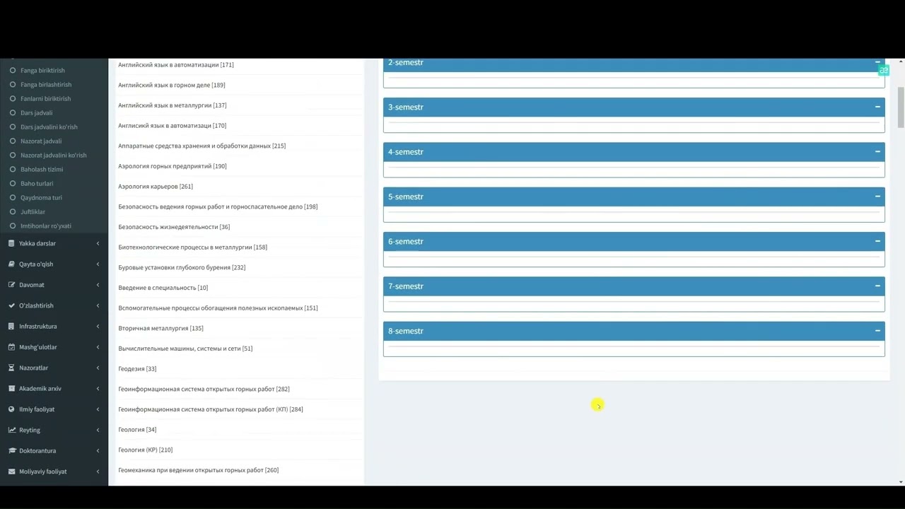HEMIS MENYU #  139-45 Stipendiya tayinlash to'liq video (1-qism)