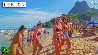 🇧🇷 Leblon Beach, Rio De Janeiro | Brazil 2022 |【 4K Uhd 】The Best Beach!