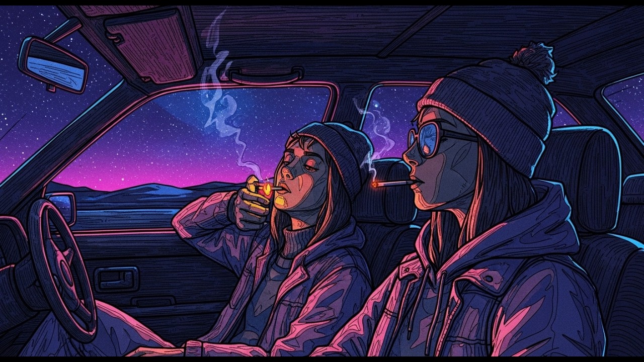 Neon Drift 420 — Windows Down | Chill Rap Night Drive #4 (1 Hour Mix)