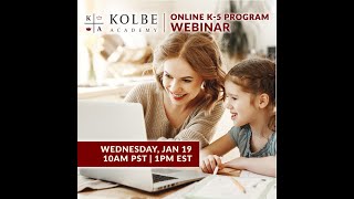 Online K-5 Program Webinar - 1/19/22