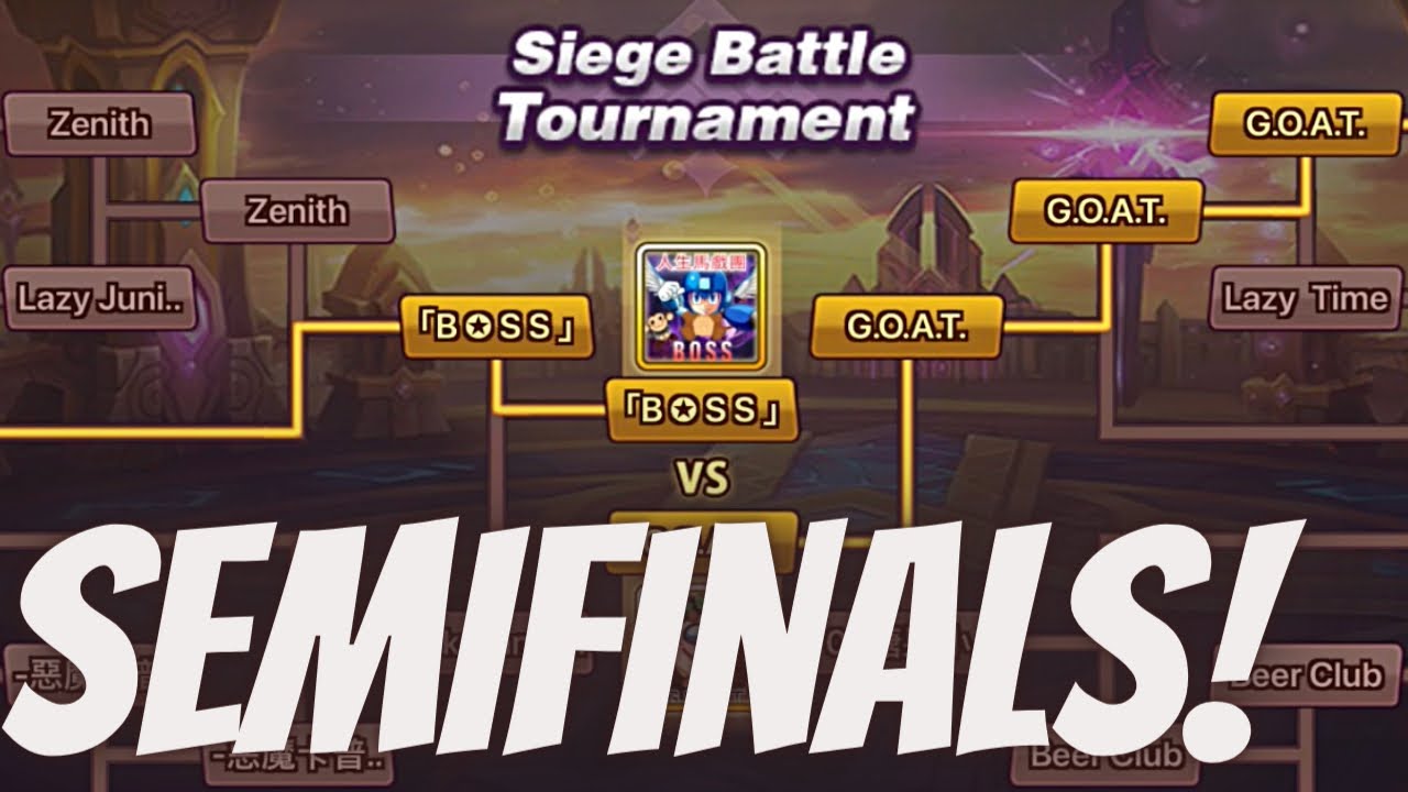 GOAT vs CandyHouse - Siege Battle Tournament Semi Finals ! [Season 7]