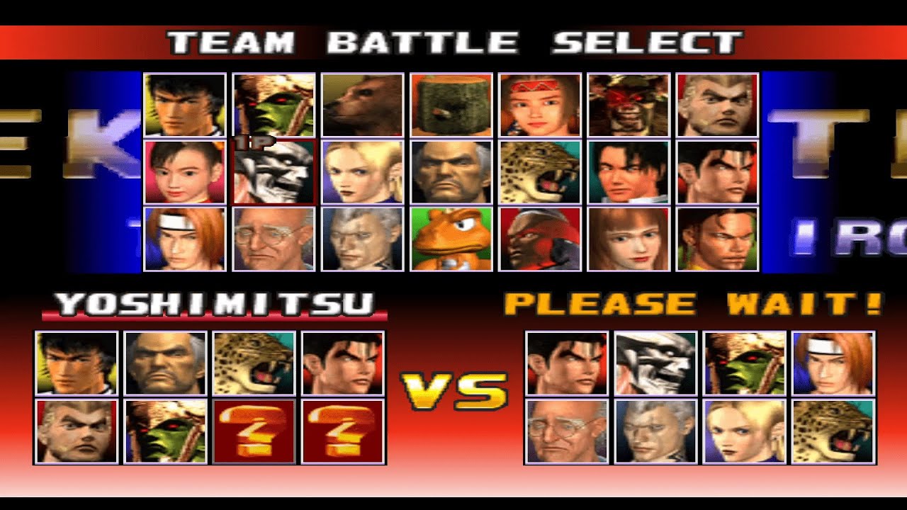 Team Battle 2 Players Tekken 3