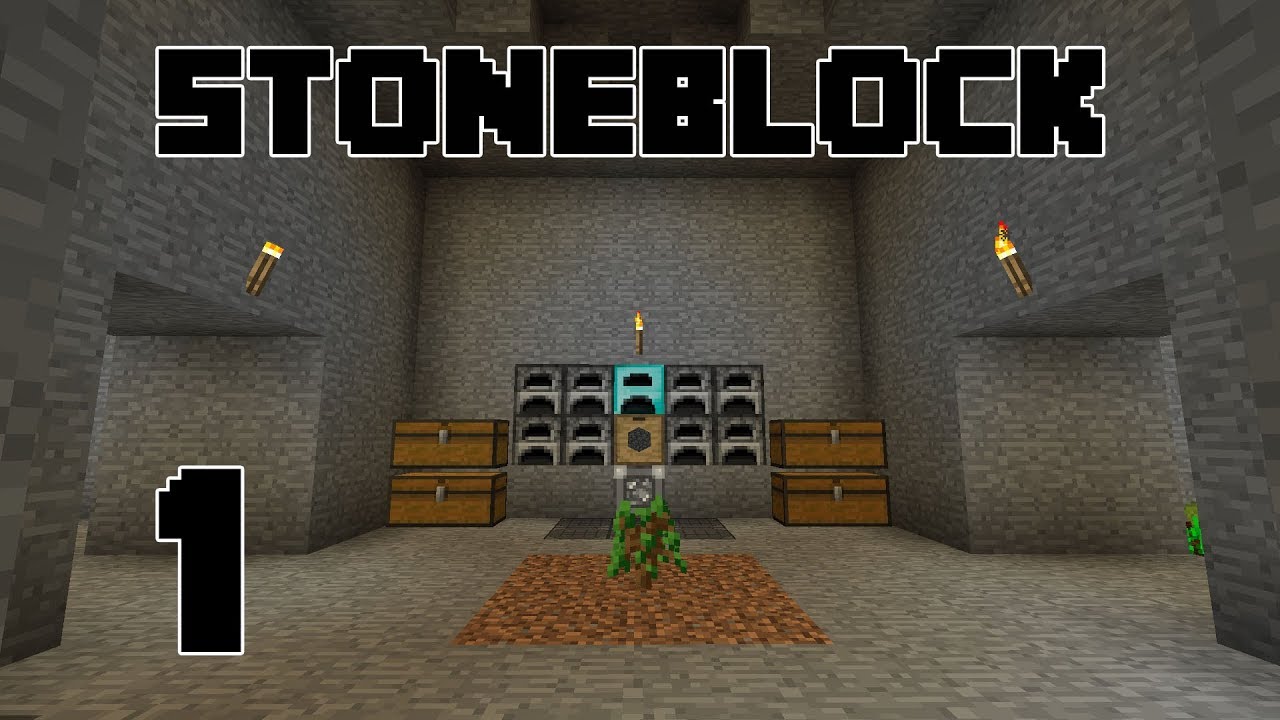 Stoneblock Ep8 Garden Cloches Setup Modded Minecraft 1 12 2 Youtube