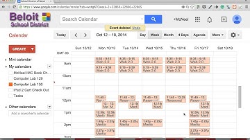 Computer Lab Calendar Check out