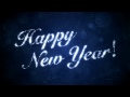 Happy New Year on Blue - HD Background Loop