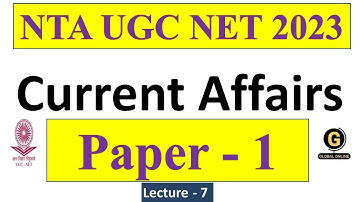 UGC NET 2023 | Paper 1 Preparation | Most Expected MCQs on Current Affairs
