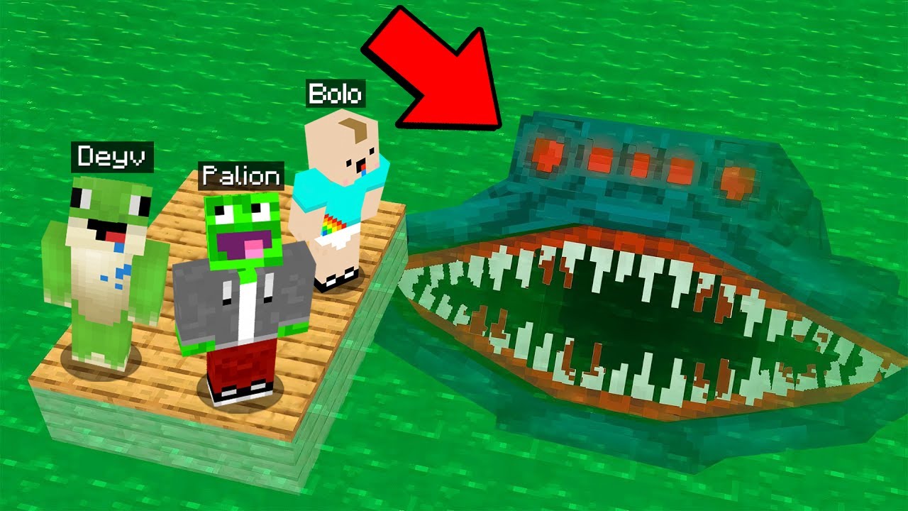 Przeżyliśmy 24 GODZINY na OCEANIE z POTWORAMI!