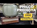 Tv antiga philco predicta 1958 do amigo joel restaurao