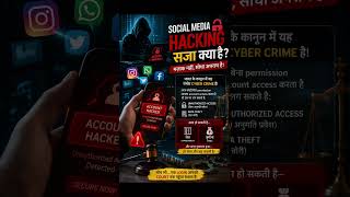 Social Media Hacking – सजा क्या है? | Cyber Crime Law in India ⚖️ | Account Hack पर सजा