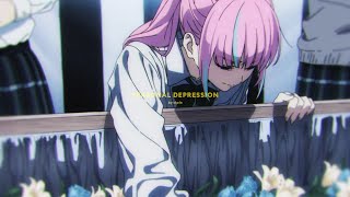 Video thumbnail of "skele - seasonal depression (lyrics)"