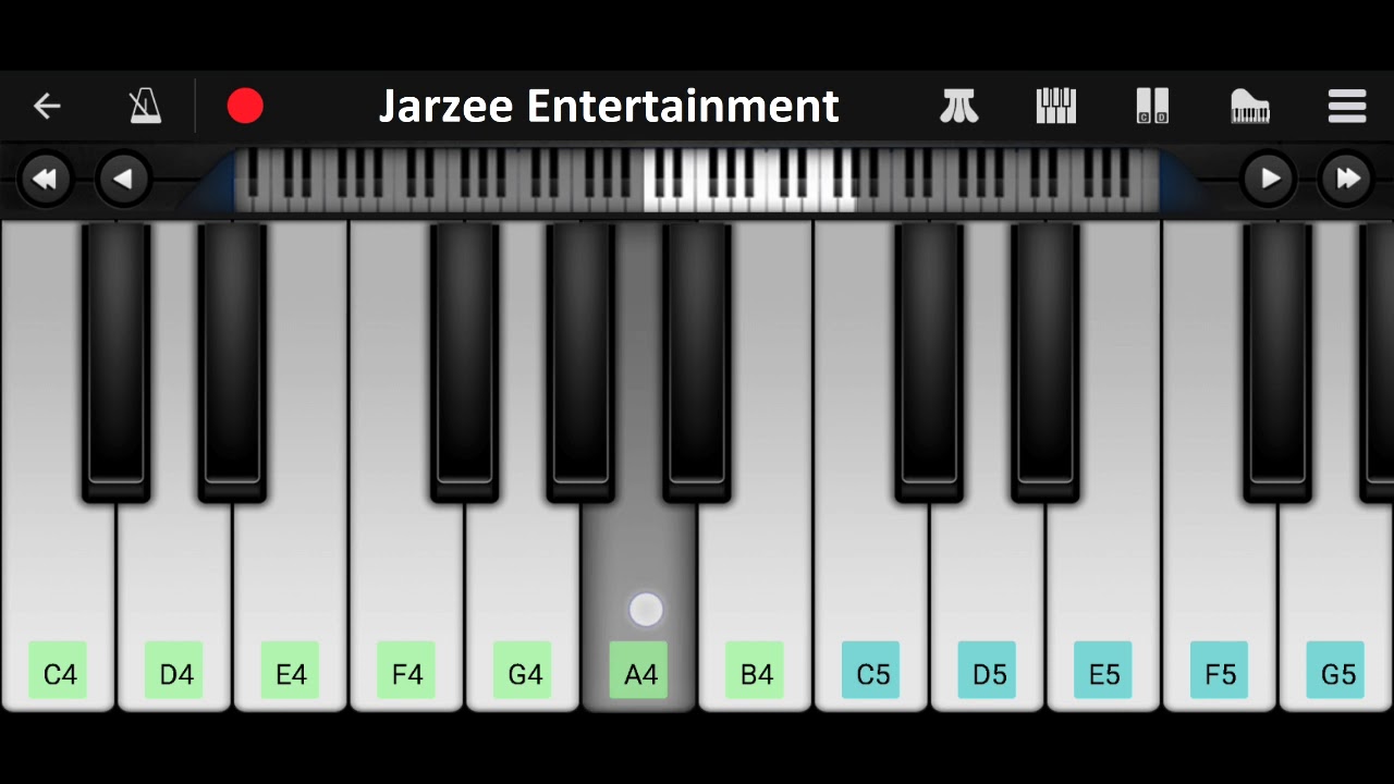 Kal Ho Na No Piano Tutorial with Notes and Midi File  Perfect Piano Cover  Jarzee Entertainment