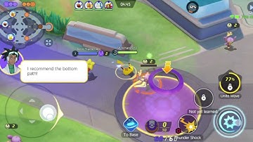 Pokemon Unite Mobile - Gameplay Part 1 - Tutorial and Pikachu