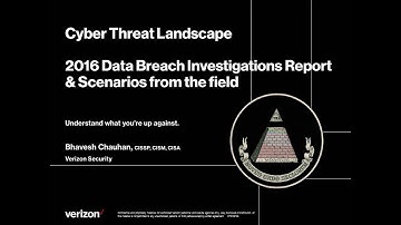CSS2016D2S7: 2016 Verizon Data Breach Investigation Report