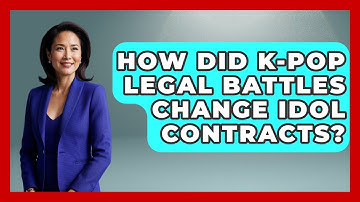 How Did K-Pop Legal Battles Change Idol Contracts? - K Pop Heros