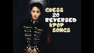 Guess the 20 Kpop Songs - REVERSED Version #4