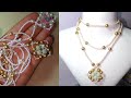 Easy beaded necklace * Самое лёгкое колье из бусин *