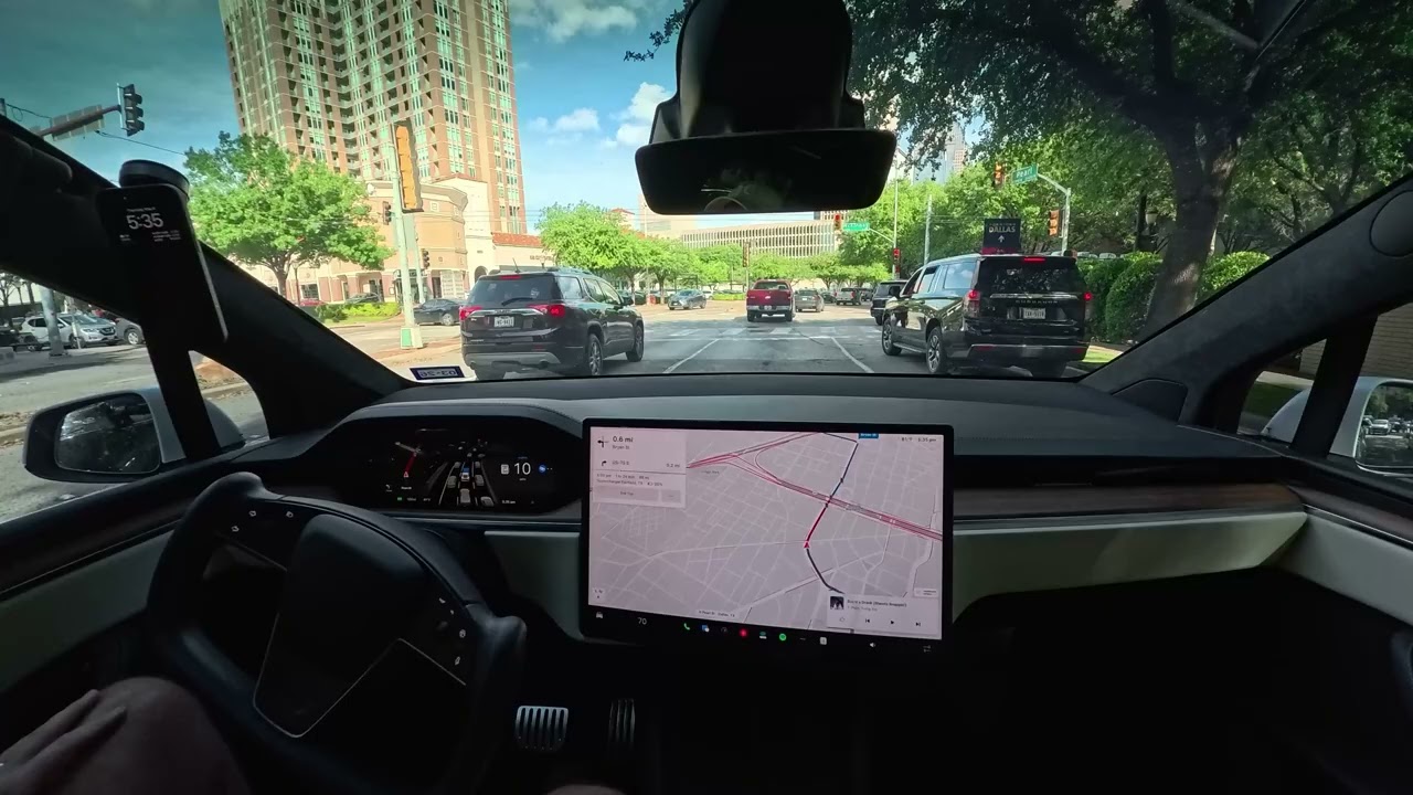 Tesla FSD 13.2.8 Conquers Downtown Dallas | Insane Real-World Traffic Test!