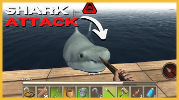 SURVIVAL ON RAFT Shark attack 🦈 Gameplay walkthrough #3