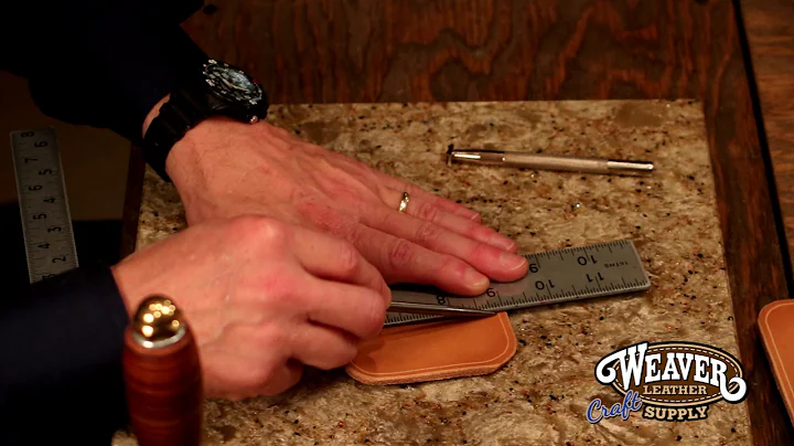 Stamping Leather with a Basketweave Stamping Tool