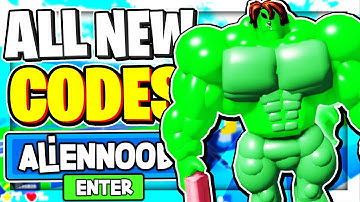 ALL *NEW* SECRET OP WORKING CODES in MEGA NOOB SIMULATOR! - Mega Noob Simulator ALIEN UPDATE💪