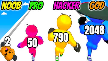 Power Man 3D - NOOB vs PRO vs HACKER vs GOD