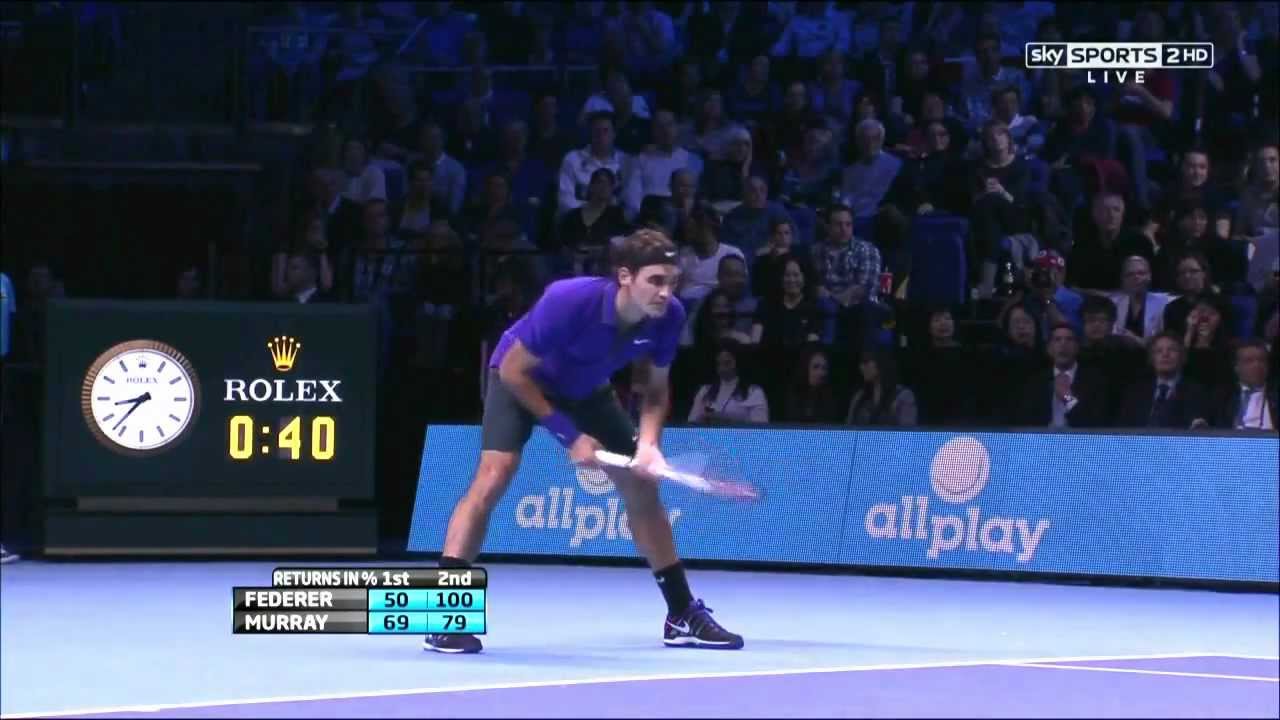 Atp World Tour Finals 2012 - Federer vs Murray SF (HD) - YouTube