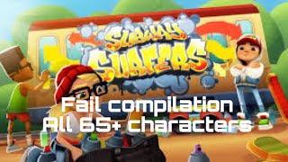 Subway Surfers Fail Compilation All 65 Characters